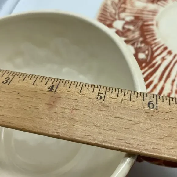 Vintage Arnels mushroom Large Soup bowl and Serving‎ Plate Rare color 1970s - Picture 9 of 11